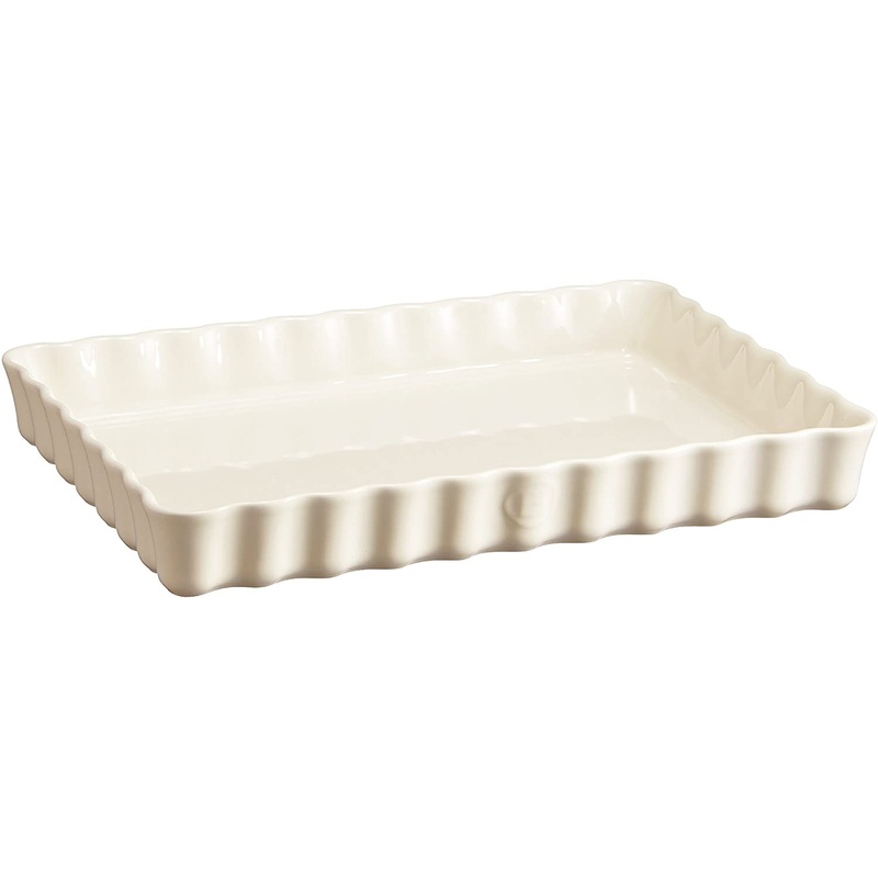 Emile Henry Deep Rectangle Tart Dish, 2 Quart, 9.5"x13.5"
