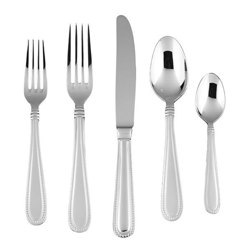 Fortessa SS Caviar, 5 Pc Place Setting