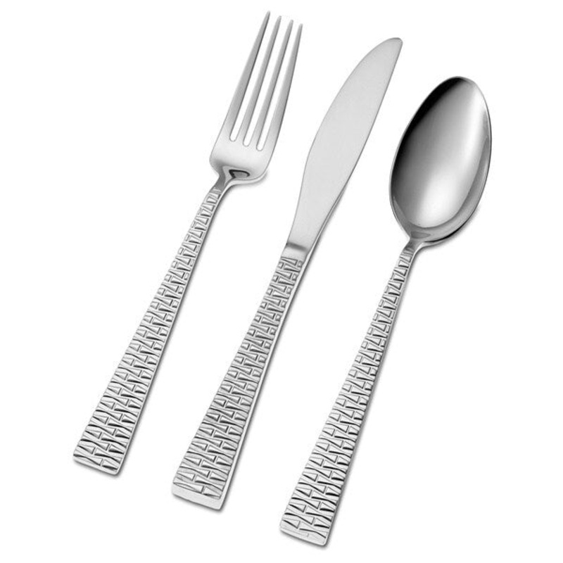 Hampton Forge Essenstahl Trillion 18/10 45 Piece Service for 8 Flatware Set