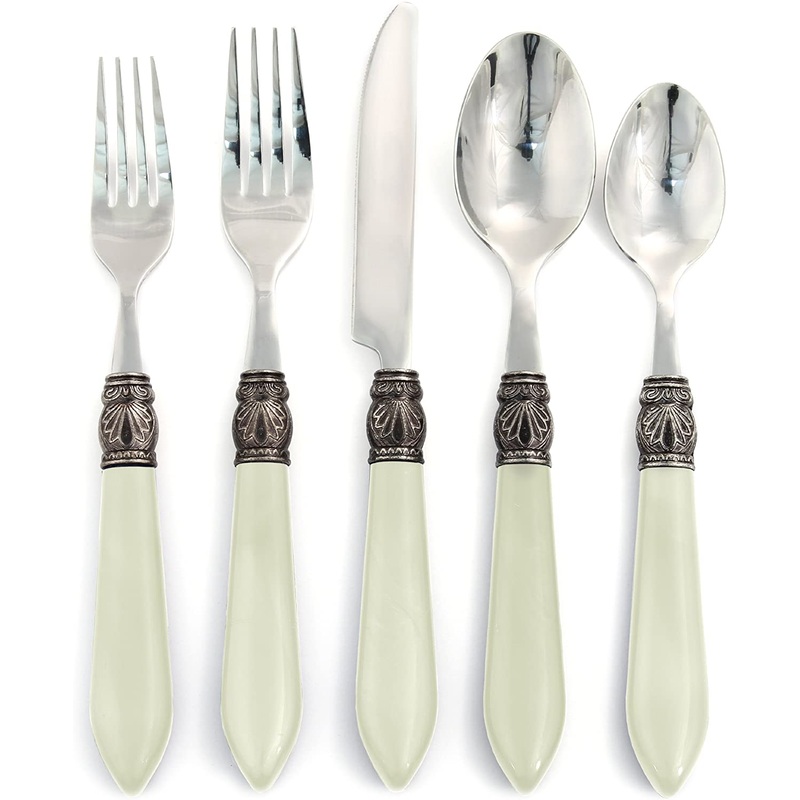 Hampton Forge Sophia 20 pc Set, Off White
