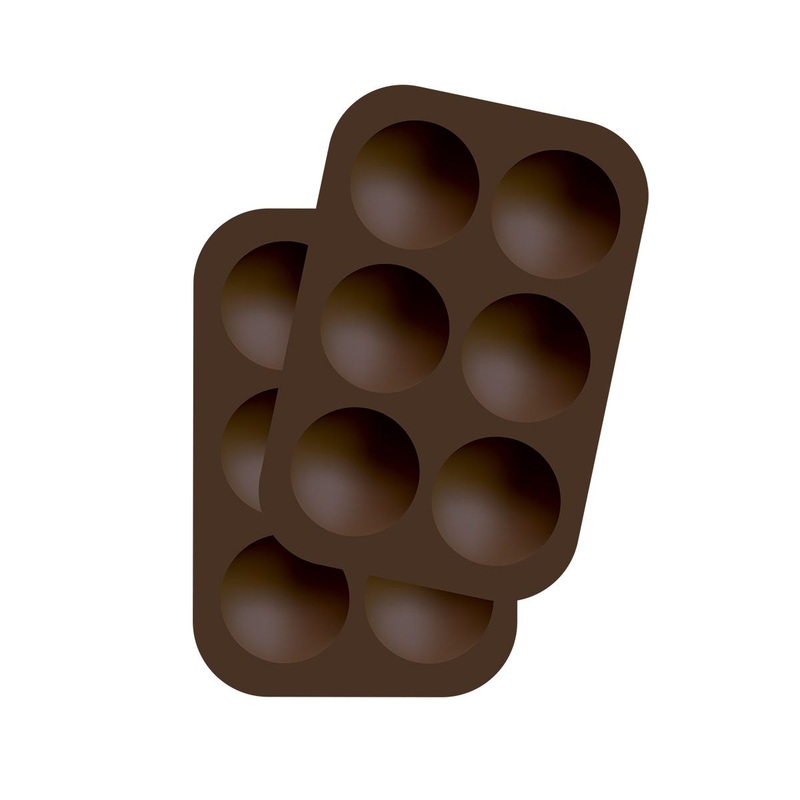 Mrs. Anderson's Baking Hot Cocoa Bomb Semi Sphere Molds, Set of 2