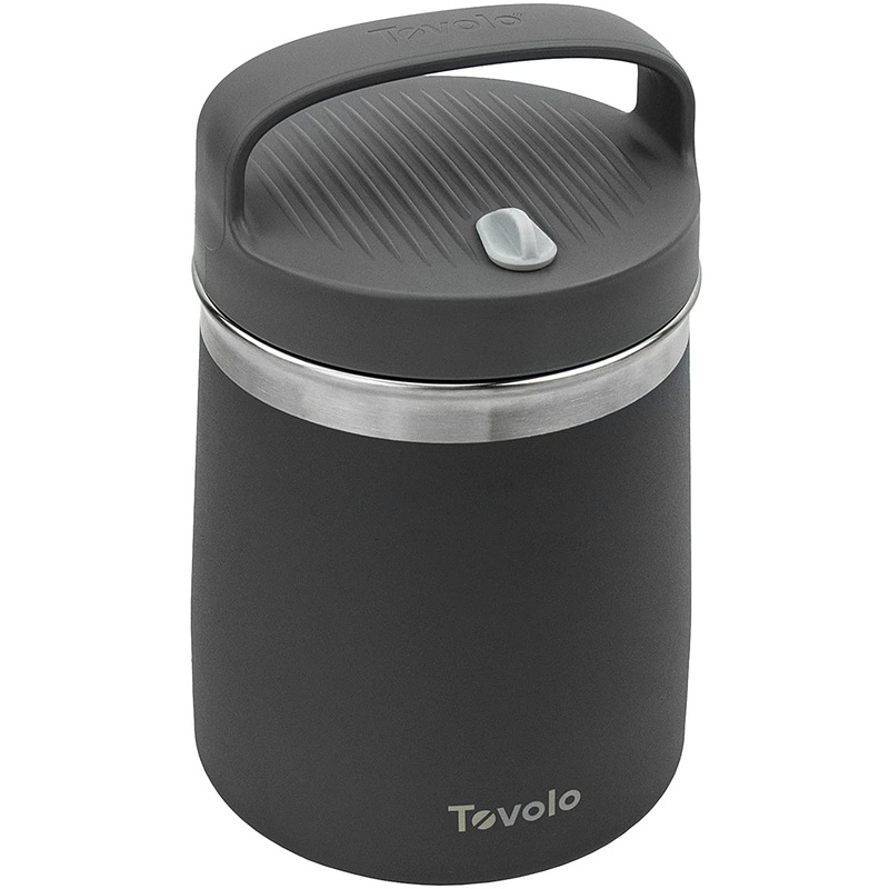Tovolo 2 Quart Stainless Steel Traveler, Double-Wall Vacuum-Insulated Food Container