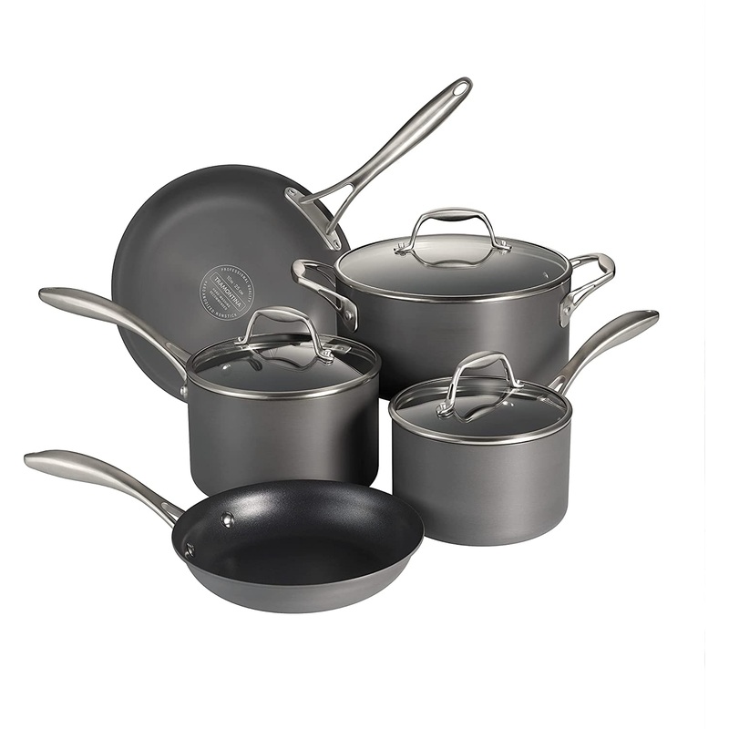 Tramontina Cookware Set, Hard Anodized