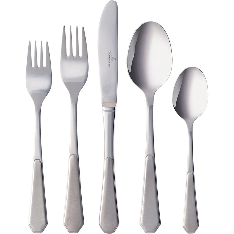 Villeroy & Boch Flatware Lorraine 18/10 Stainless Steel 60 Piece Flatware Set