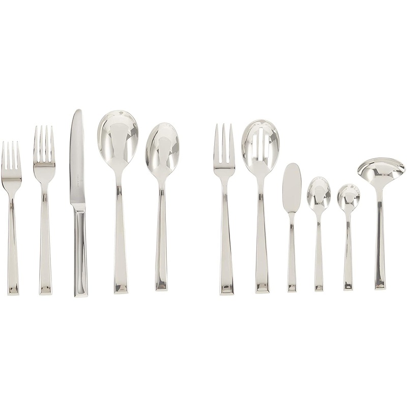 Villeroy & Boch Victor 18/10 Stainless Steel Flatware Set, 46 Pieces