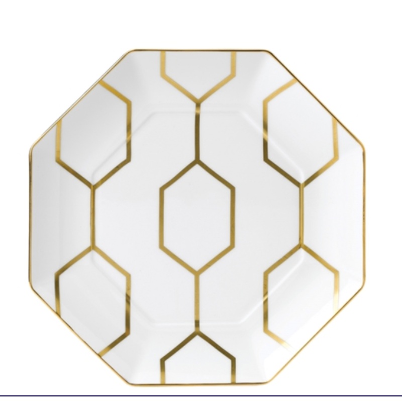 Wedgwood Gio Accent Plate Octagonal, (Formerly known as Arris)