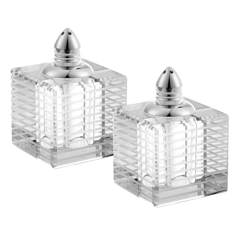Badash Pinstripes Salt & Pepper Shaker