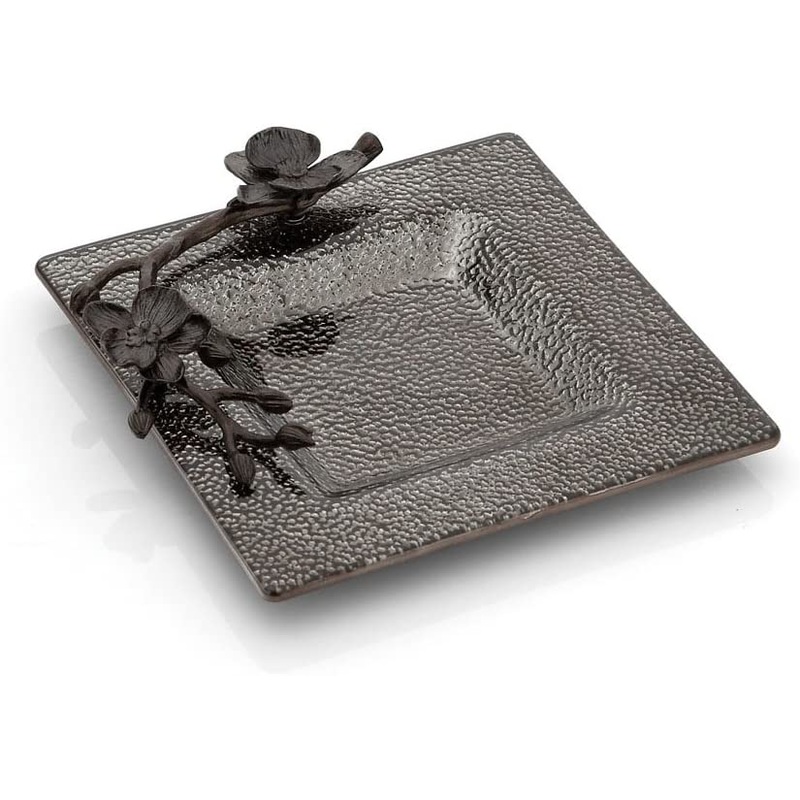 Michael Aram Black Orchid Glass Snack Dish