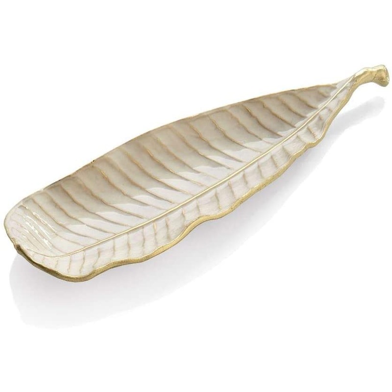 Michael Aram Champa Cracker Plate White