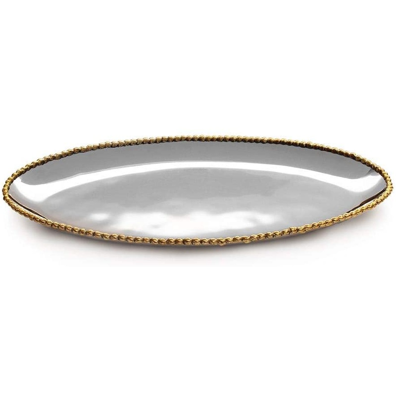 Michael Aram Molten Gold Oval Platter