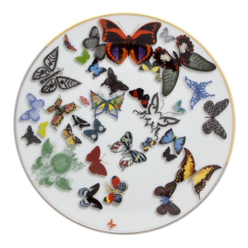Vista Alegre Butterfly Parade Dessert Plate - Christian Lacroix