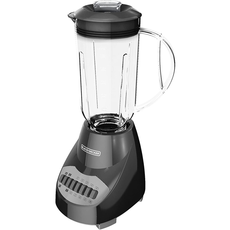 Black and Decker Crush Master 10 Speed Blender, Black