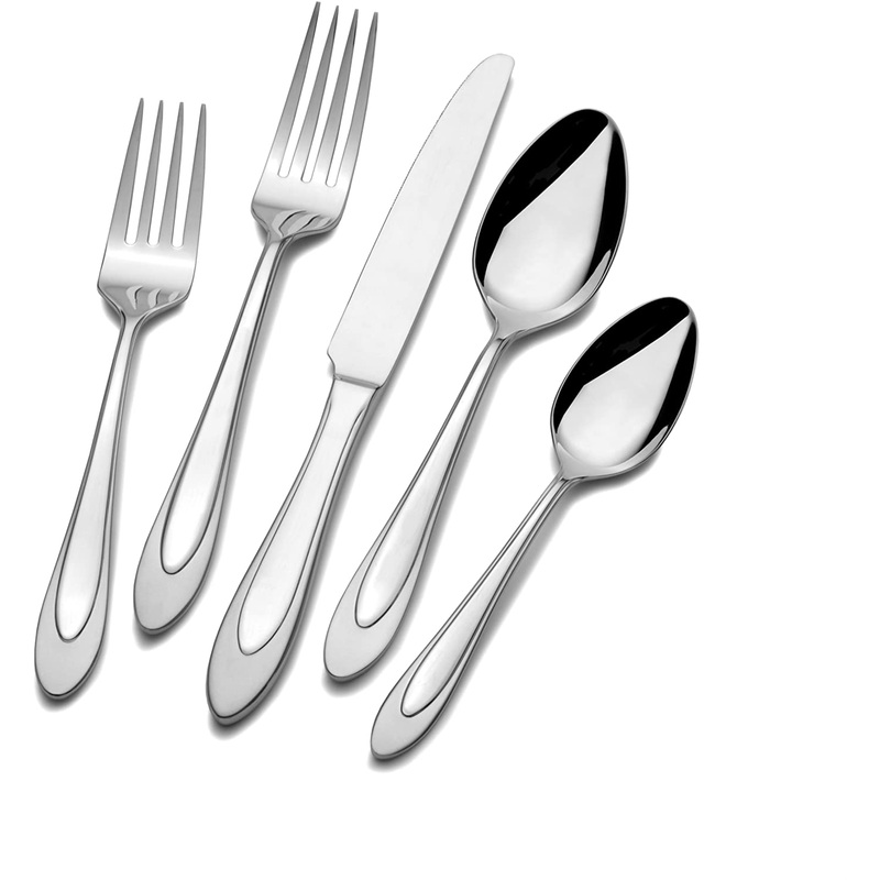 Mikasa Teardrop 20-Piece 18/10 Stainless Steel Flatware Set , Service for 4