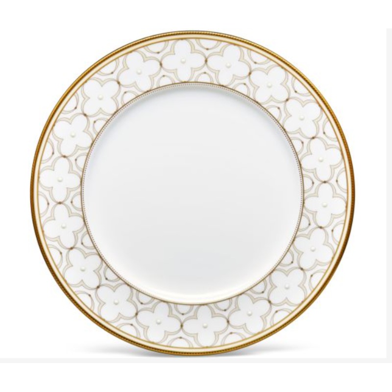 Noritake Trefolio Gold Dinner Plate, 11"