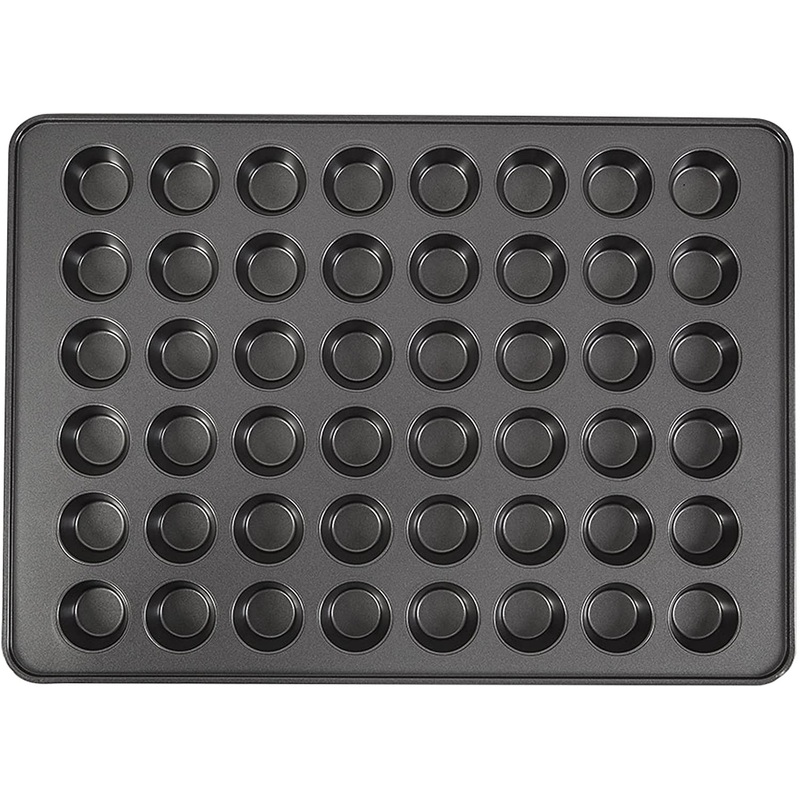 Wilton Perfect Results Non-Stick Mega Mini Muffin Pan & Mini Cupcake Pan, 48-Cup Pan, Steel