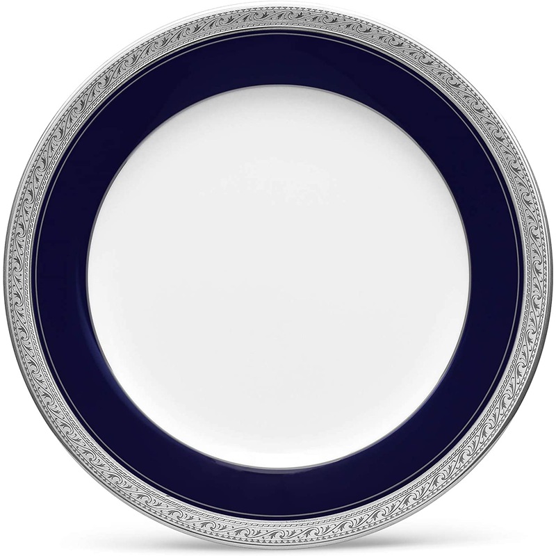Noritake Crestwood Cobalt Platinum Dinnerware, Salad Plate