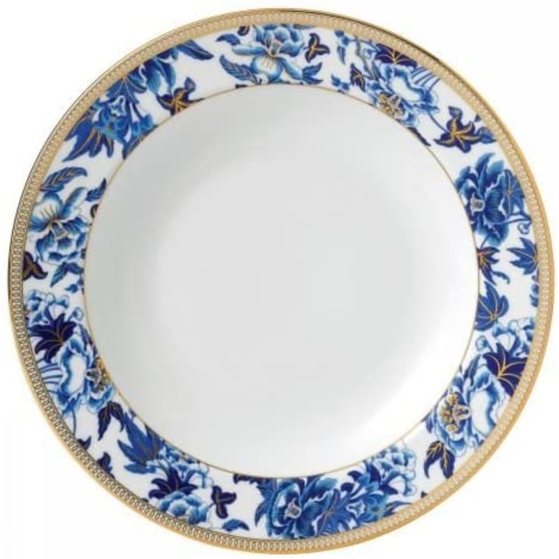 Wedgwood Hibiscus Rim Soup Bowl, 9 inch