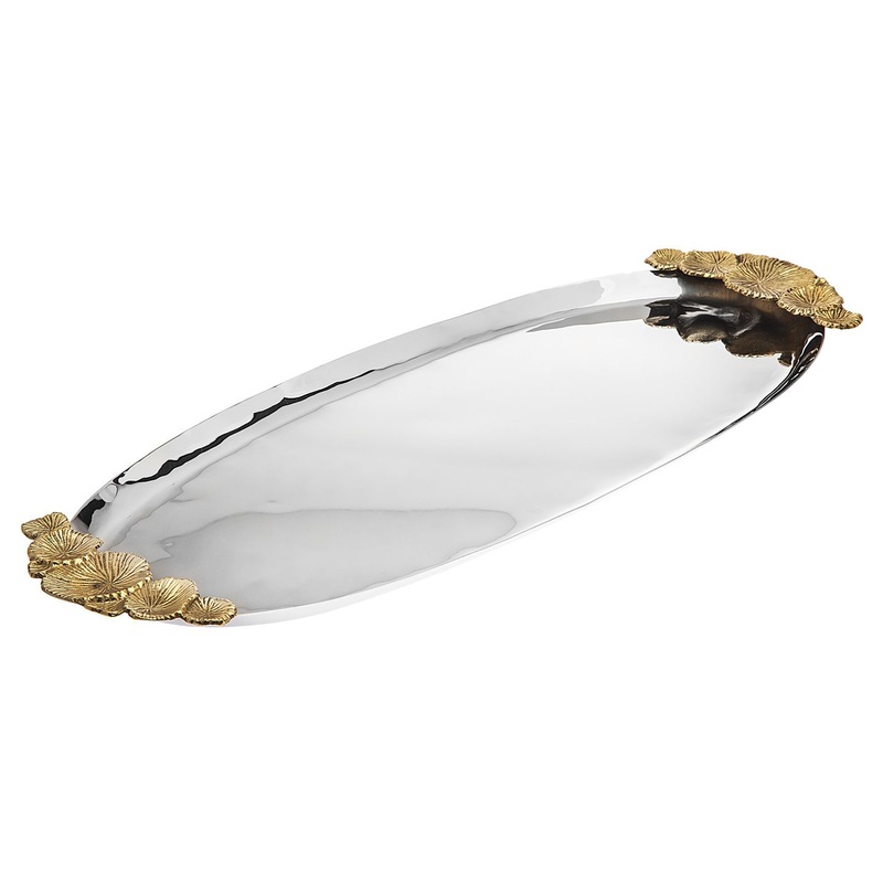 Godinger Mayfair Oval Handle Tray