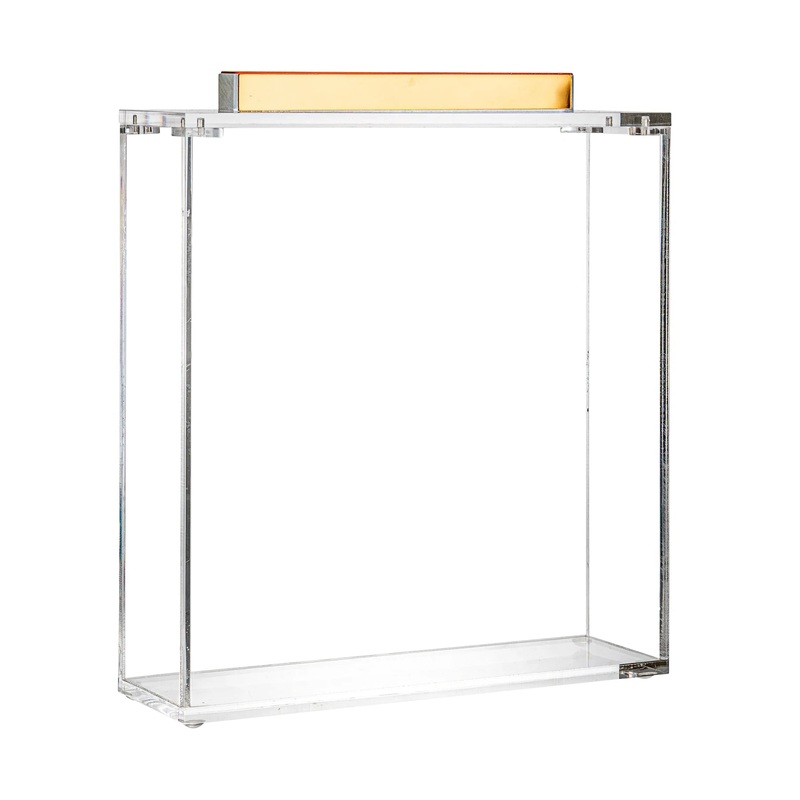 Waterdale Matzah Box, Square Metalucite