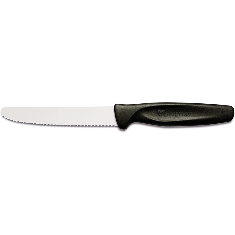 Wusthof Utility Knife - Serrated - Black