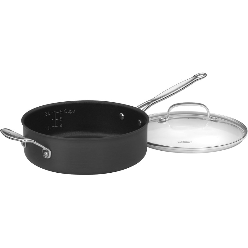 Cuisinart Chef's Classic Nonstick Hard Anodized 3.5 Quart Saut Pan
