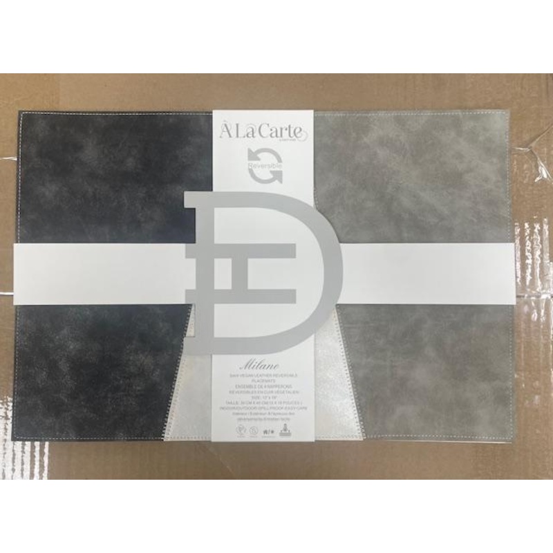 Dainty Home Milano Reversible Placemats, Set/4