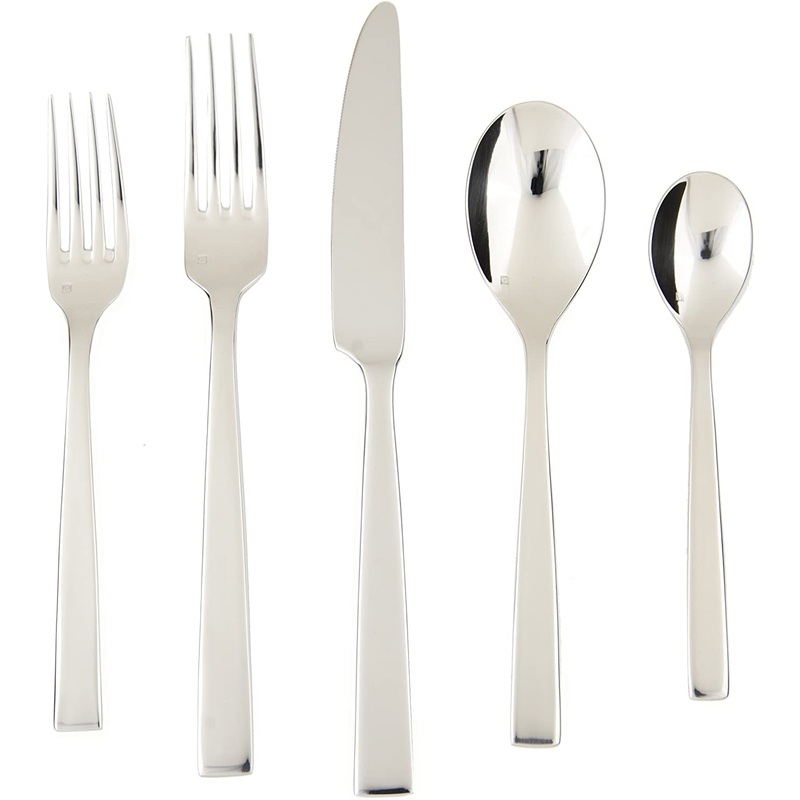 Fortessa Spada Stainless Steel Flatware, 5 Pc Placesetting