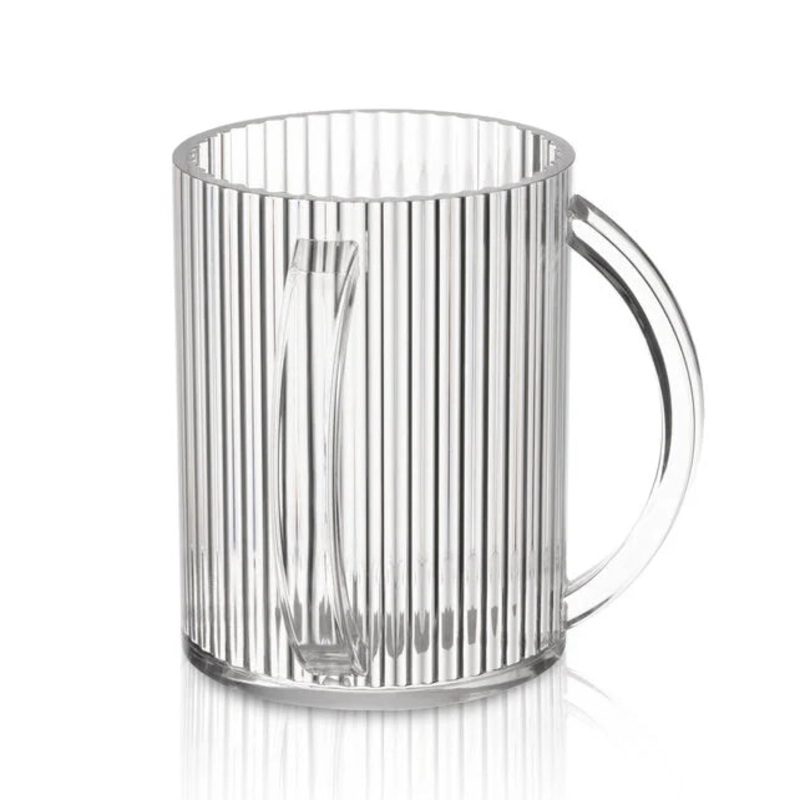 Lucite By Design Ribbed Lucite Washing Cup