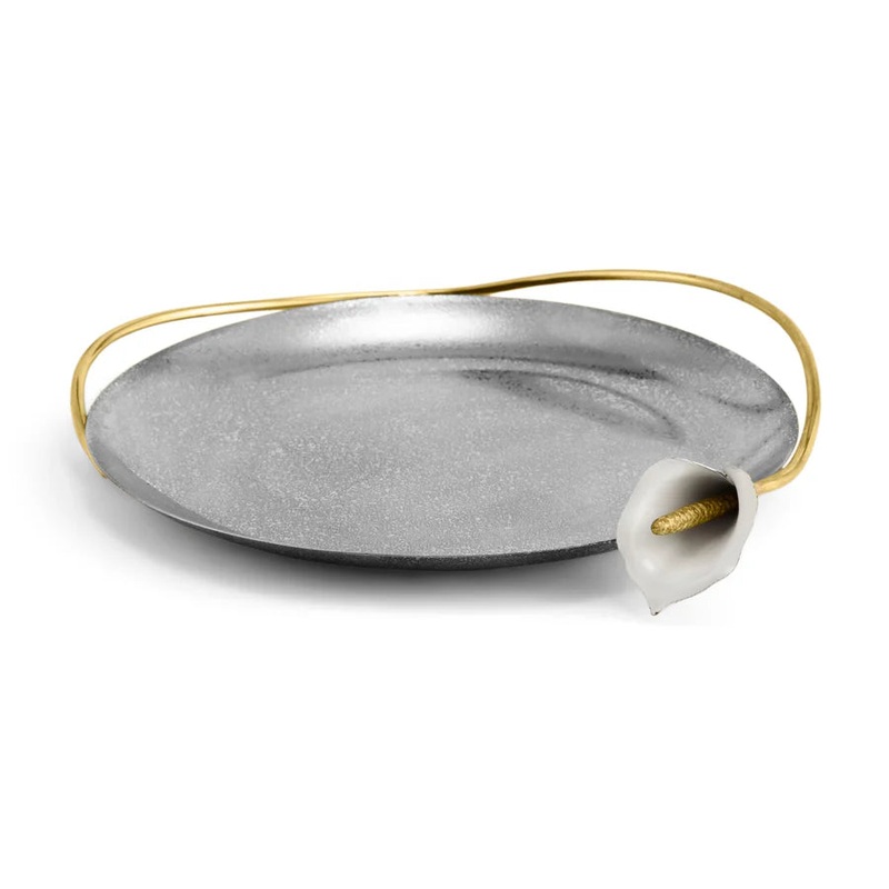 Michael Aram Callalily Round Plate