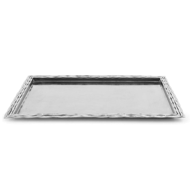 Michael Aram Mirage Large Stainless steel Serving Tray
