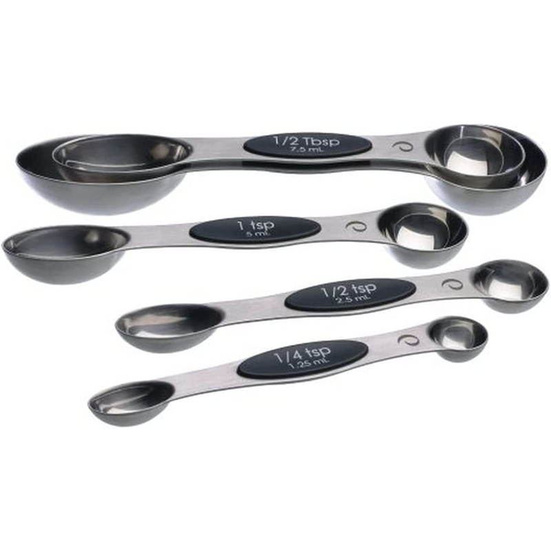 Progressive Flexible  Magnetic Measuring Spoons, Set/4