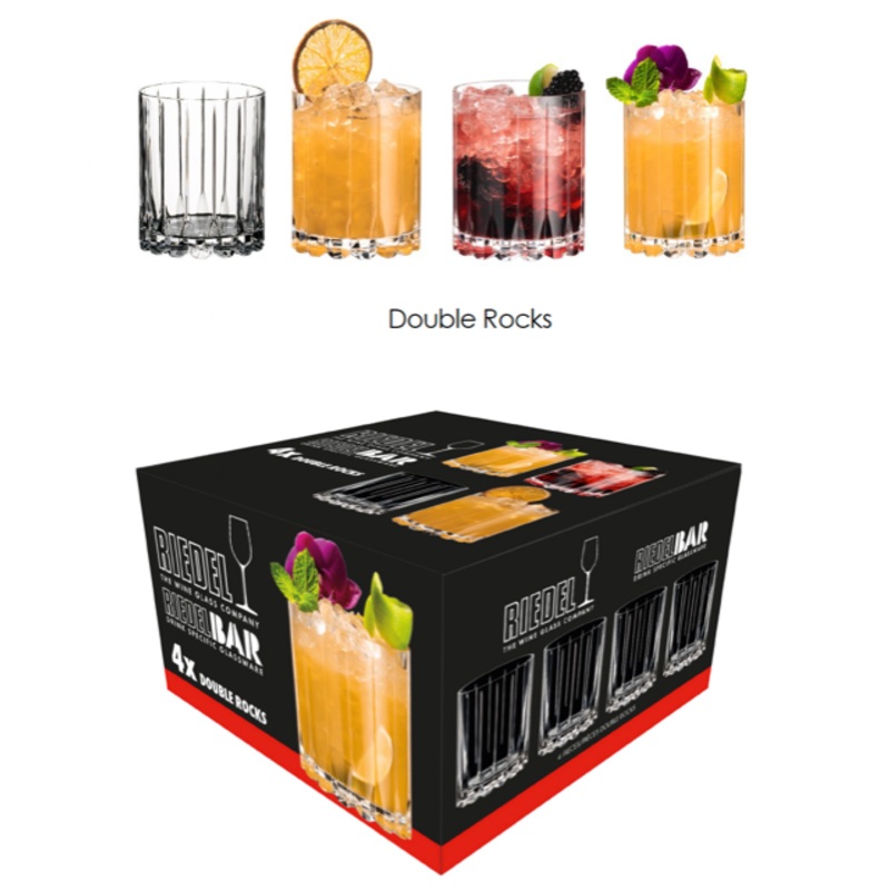 Riedel Drink Specific Glassware Double Rocks Set of 4