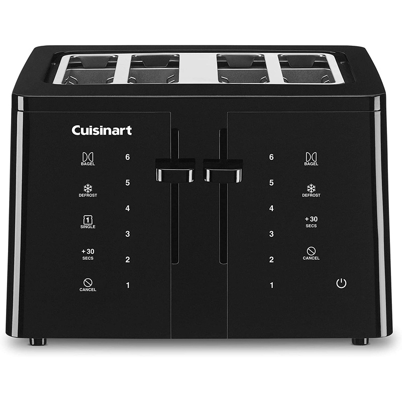 Cuisinart CPT-T40 Touchscreen, 4-Slice Toaster, Black