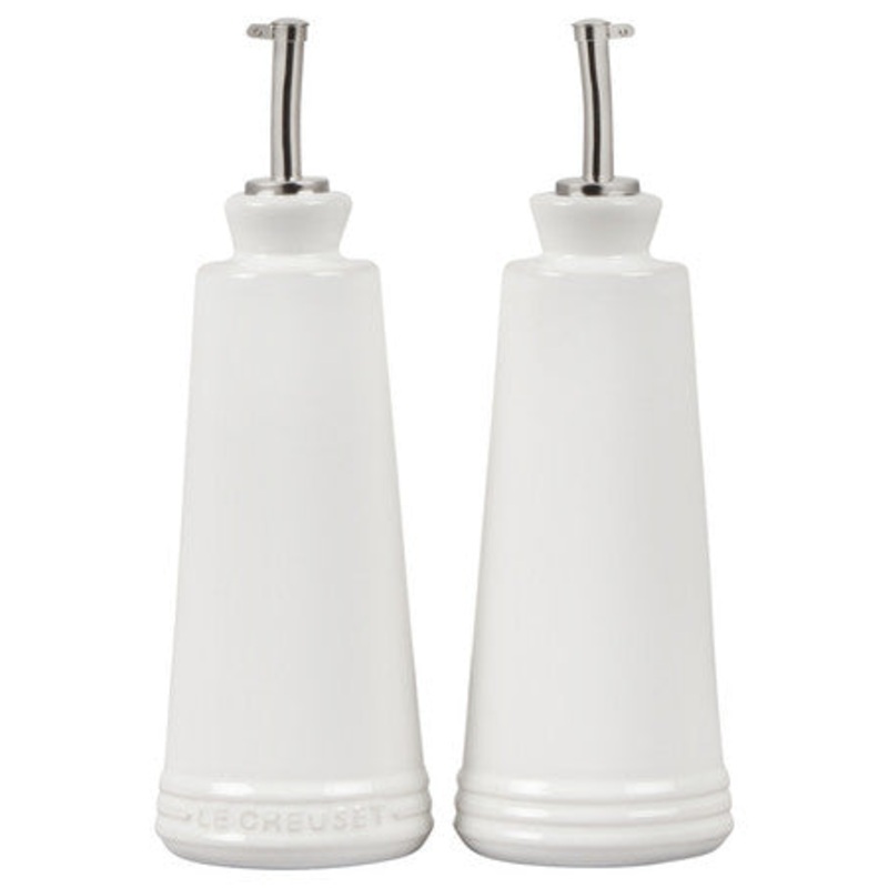Le Creuset Signature Stoneware Oil & Vinegar set, 10 oz.