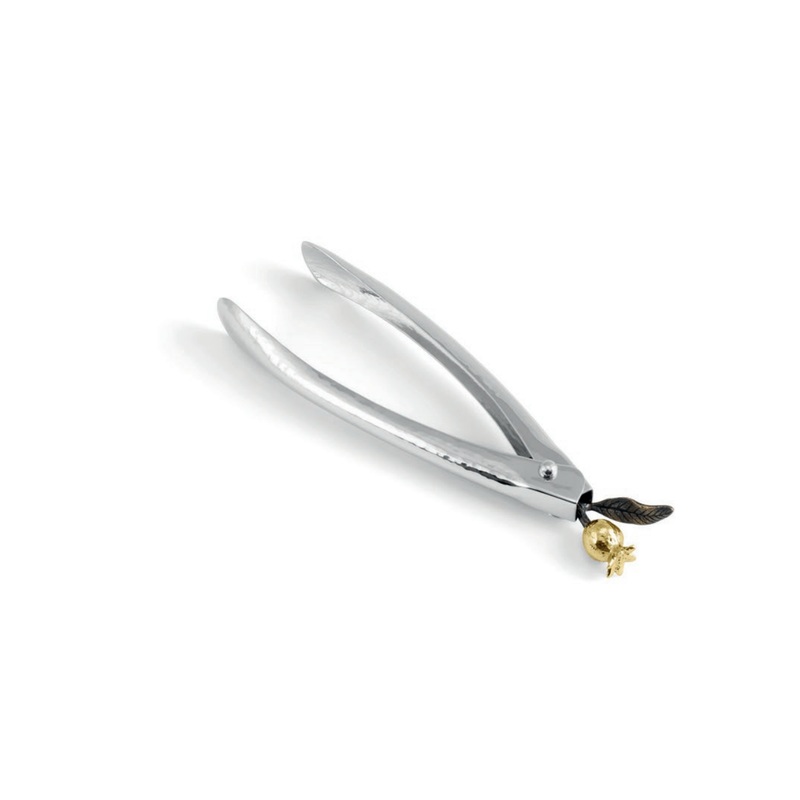 Michael Aram Pomegranate Lock Spring Tongs
