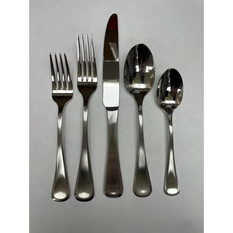 Prestige Mikasa Cosmo Satin Flatware, 65 pc. Service for 12
