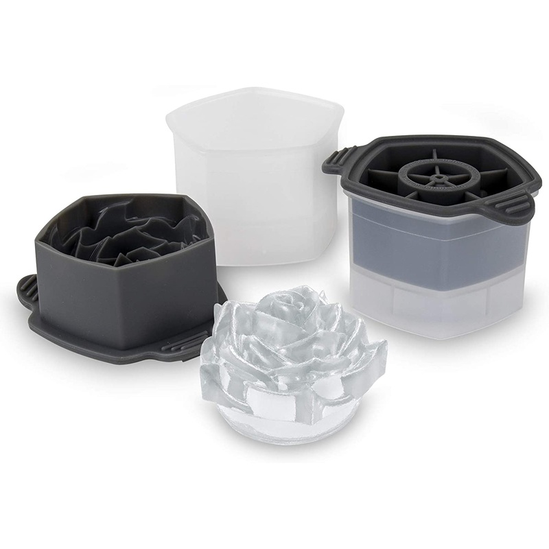 Tovolo Rose Ice Molds, Set/2, Charcoal