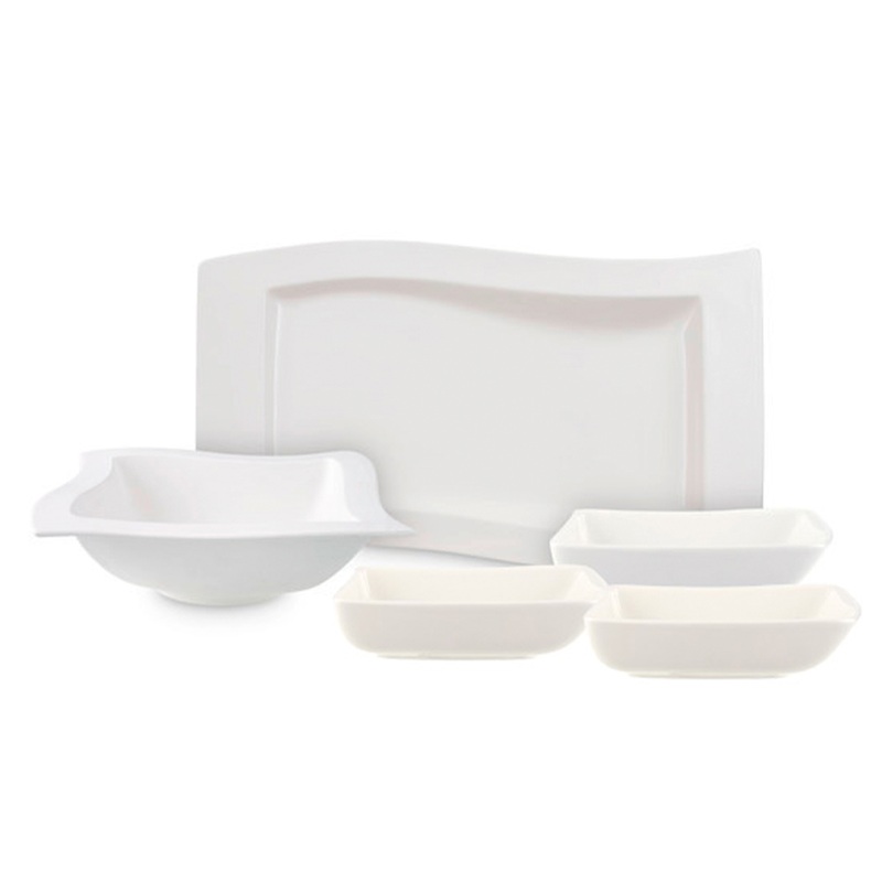 Villeroy & Boch New Wave Five Piece Boxed Serve Set