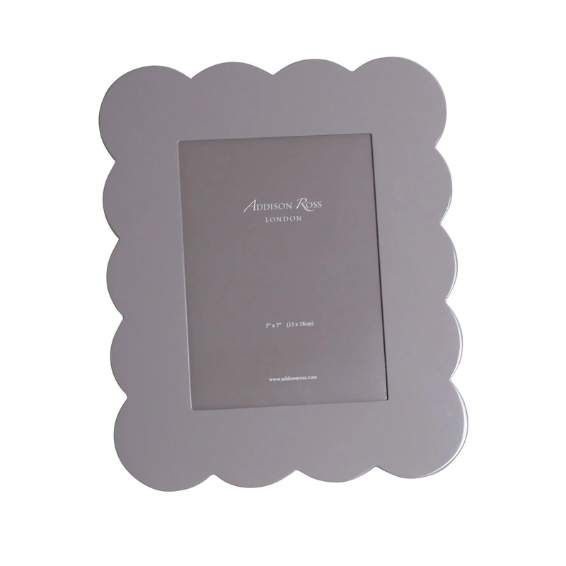 Addison Ross Chiffon Scalloped Lacquer Frame, 5x7