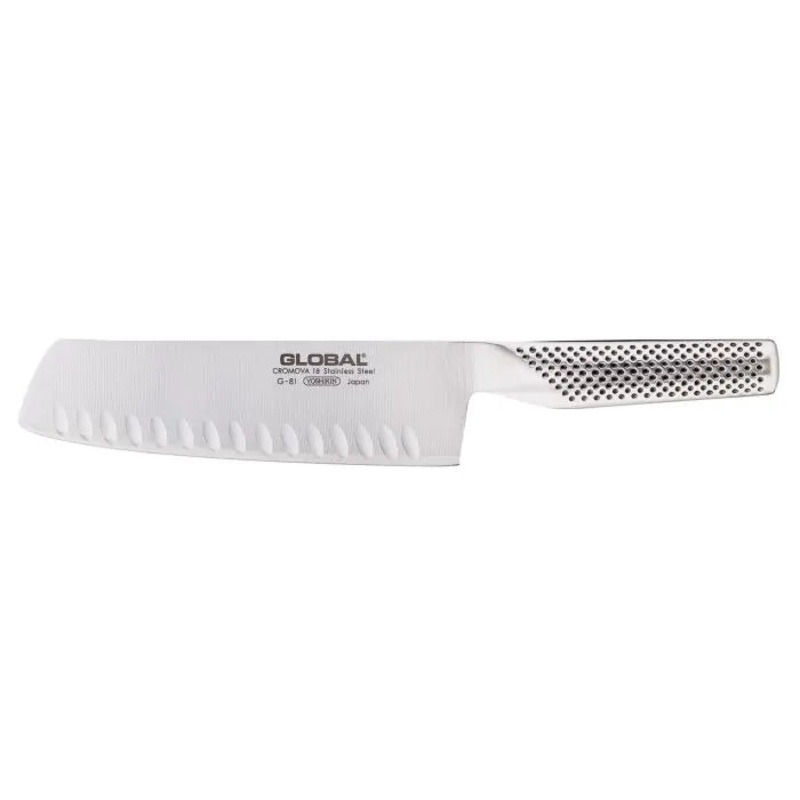Global Classic Hollow Ground 7" Vegetable Knife, G-81