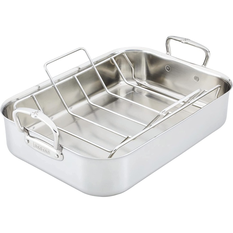 Hestan Provisions Classic Roaster with rack