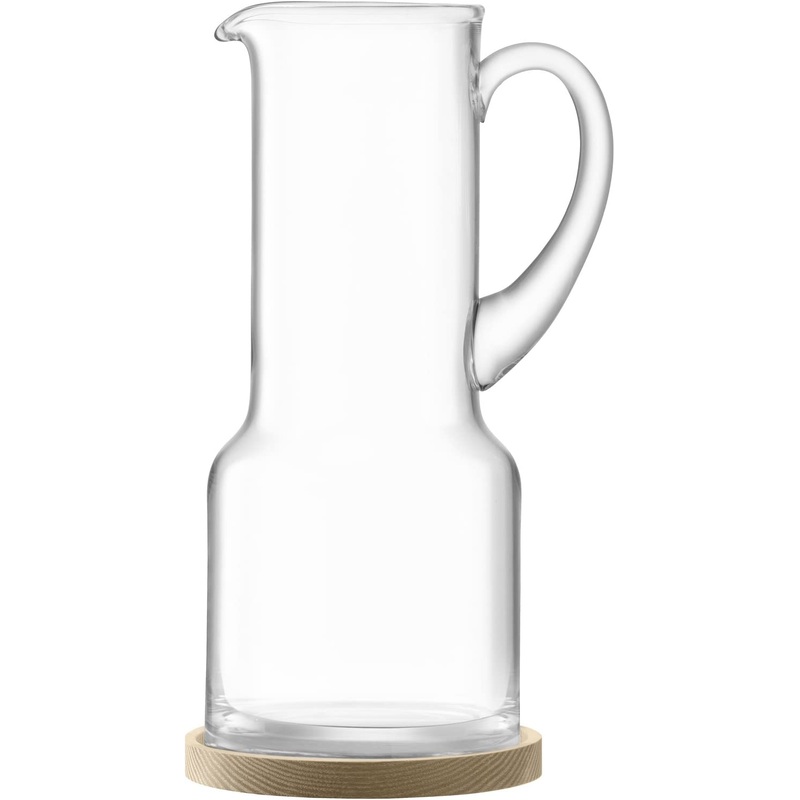 LSA International G1324-48-301 Utility Jug and Ash Coaster, Clear