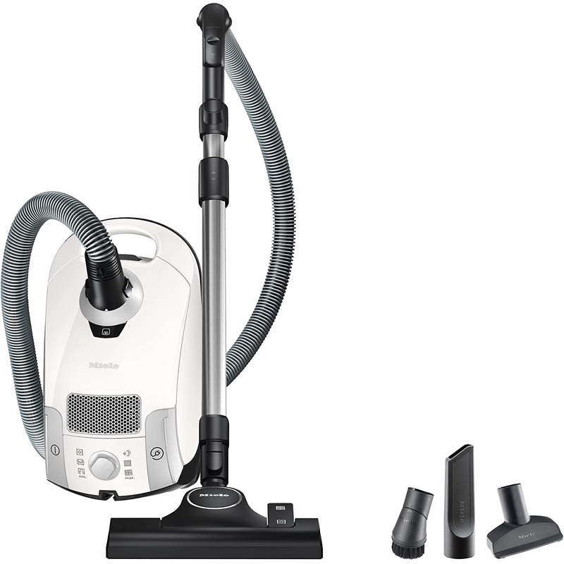 Miele Compact C1 Pure Suction Canister Vacuum, Lotus White