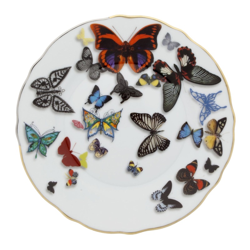 Vista Alegre Butterfly Parade Bread and Butter Plate - Christian Lacroix
