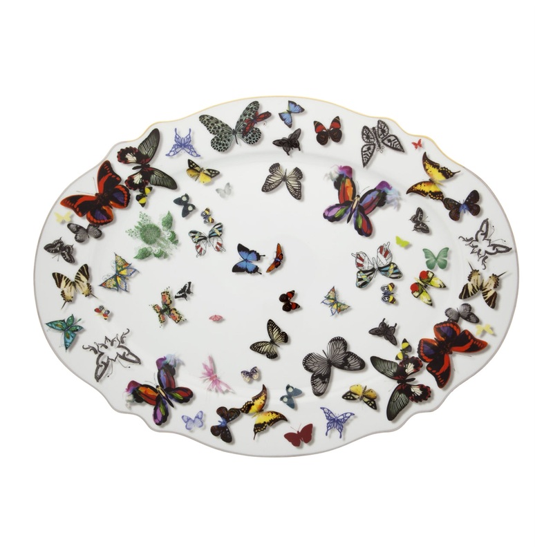 Vista Alegre Butterfly Parade Large Platter - Christian Lacroix