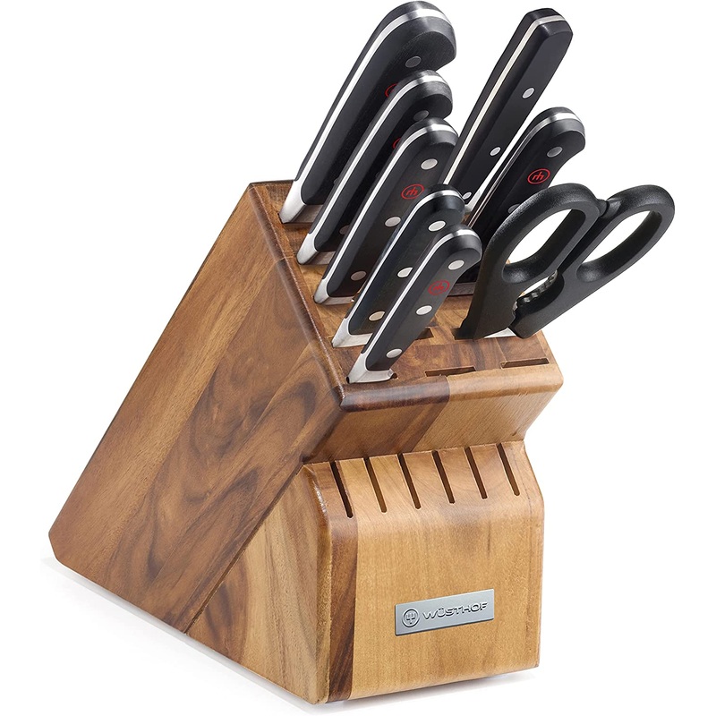 Wusthof Classic 9pc Block Set, Acacia