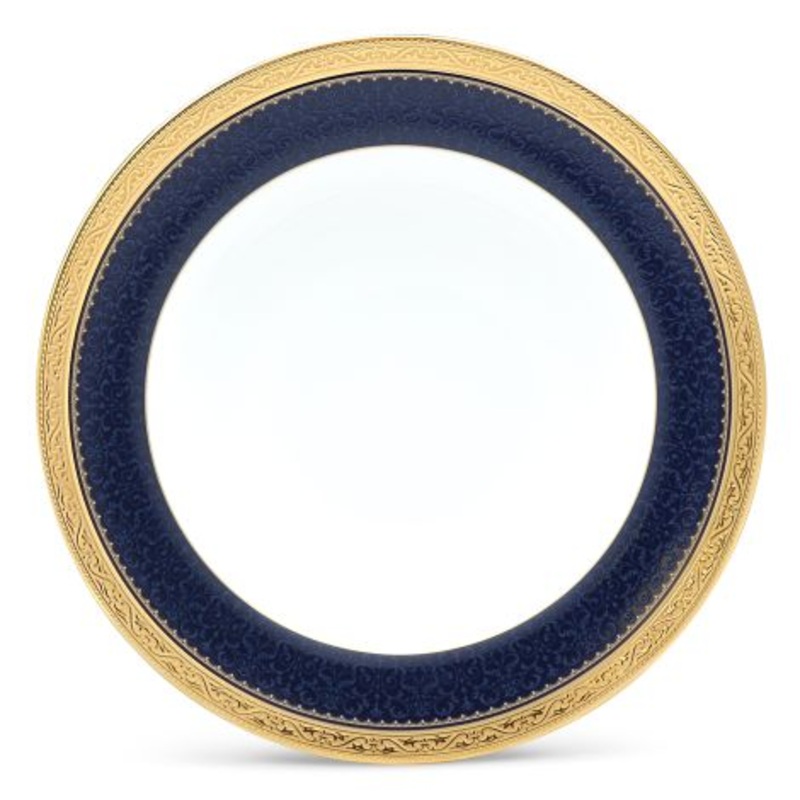 Noritake Odessa Cobalt Gold Salad Plate