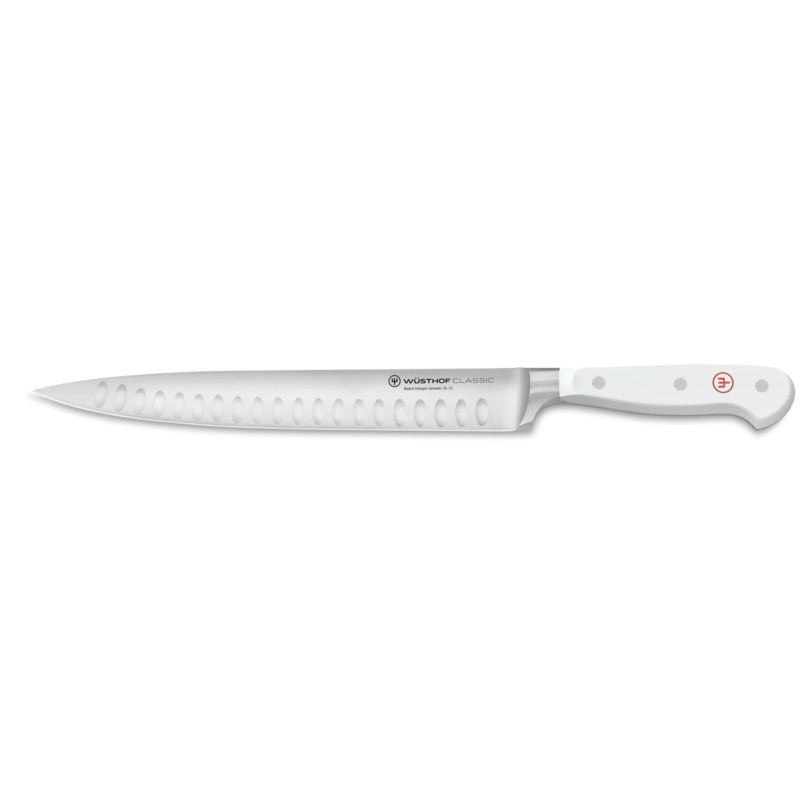 Wusthof Classic 9" Hollow Edge Carving Knife, White