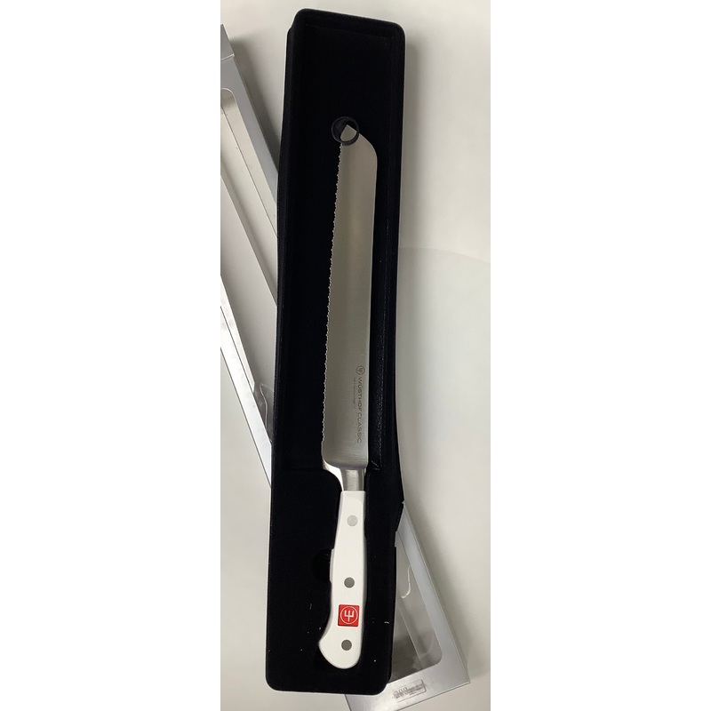 Wusthof X-Classic White 9 inch Double Serrated Bread Knife