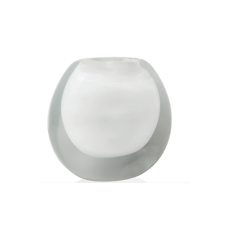 Classic Touch Vivience Double Wall Crystal Vase